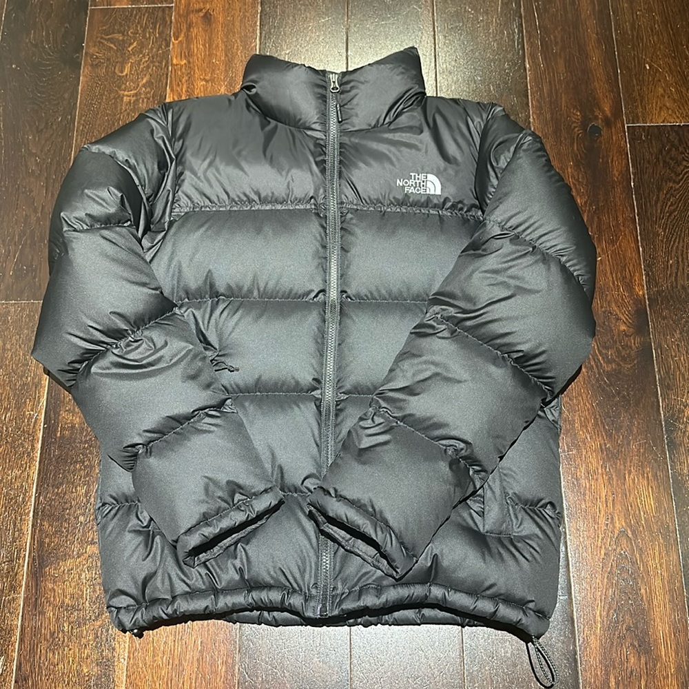 Black north face puffer size M